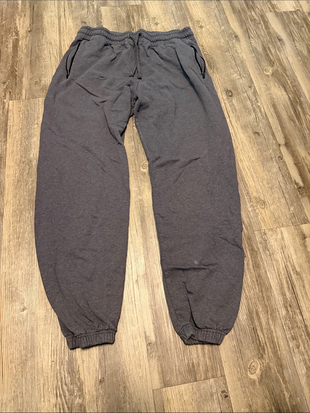 Charcoal Elastic Waist Jogger Sweatpants